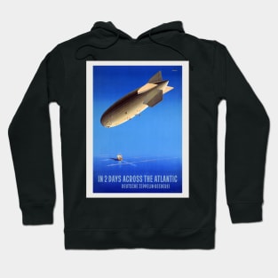 In Two Days Across the Atlantic Vintage Poster 1935 Hoodie